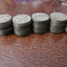 50 total 35% silver War Nickles