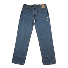 Levis Jeans Mens 40x34 550 Relaxed Fit Classic Blue Denim Straight Leg Cotton