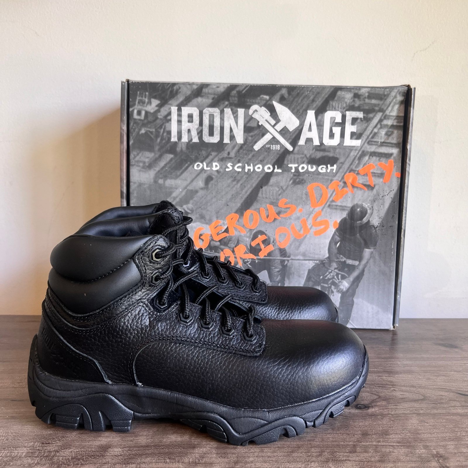 Iron Age Trencher 6 Composite Toe Men's Work Boot Size 7.5 SKU#C24280