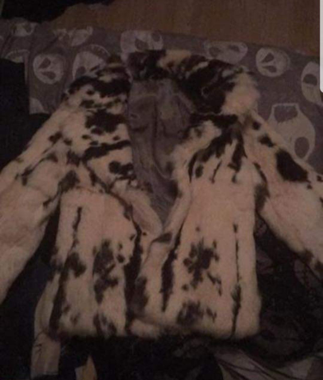 Genuine rabbit coat