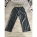 NEW ALICE + OLIVIA Liliana Vegan Leather Paperbag Pant Black Size Large