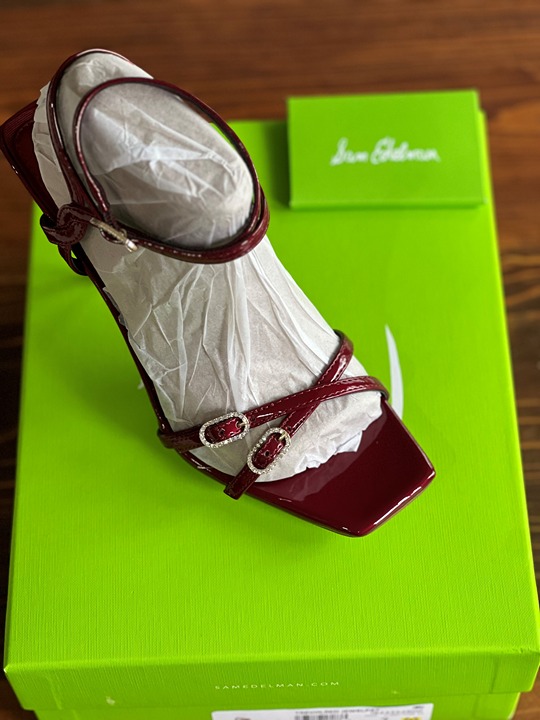 SAM EDELMAN, 7 M, TREVIN HEELS, Red.