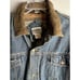 Vintage Cold Storage Foul Weather Gear Denim Trucker Jean Jacket 2XL Flannel