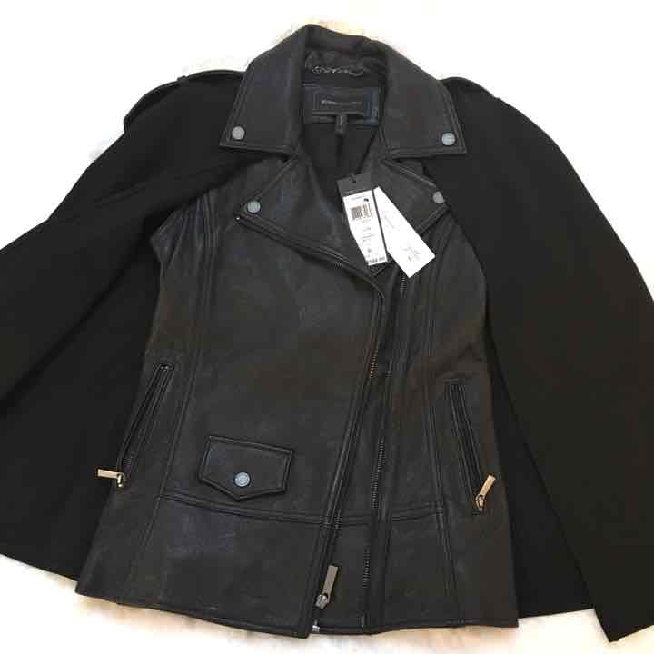 BCBGMAXAZRIA Emerson Cape Vest