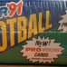 Fleer '91 NFL 36 count factory sealed box