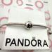 Disney MICKEY & MINNIE FOREVER Authentic PANDORA Silver ENAMEL Charm 791700ENMX