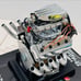New Dodge HEMI Die Cast Top Fuel Dragster 426 Engine 1:6 Scale Model 8000 HP