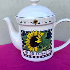 Vintage Susan Winget Sunflower Teapot