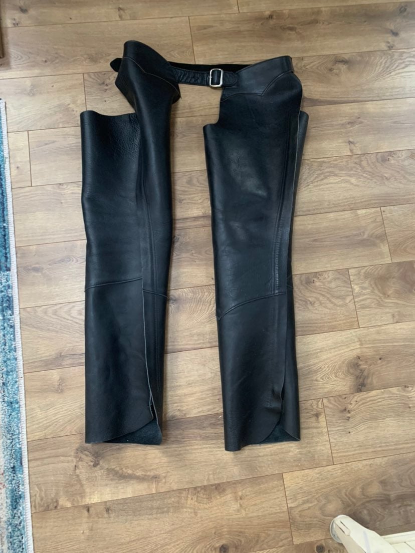 Mens leather chaps