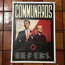 1986 Communards Jimmy Somerville Poster Original Vintage UK Winter Tour 25x35