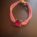 Juicy Couture Signed~Vintage~Rare~Red Stone Fashionable Bracelet