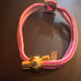Juicy Couture Signed~Vintage~Rare~Red Stone Fashionable Bracelet