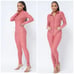 Honeycomb Poly Jacquard leggings and jacket set