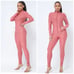 Honeycomb Poly Jacquard leggings and jacket set