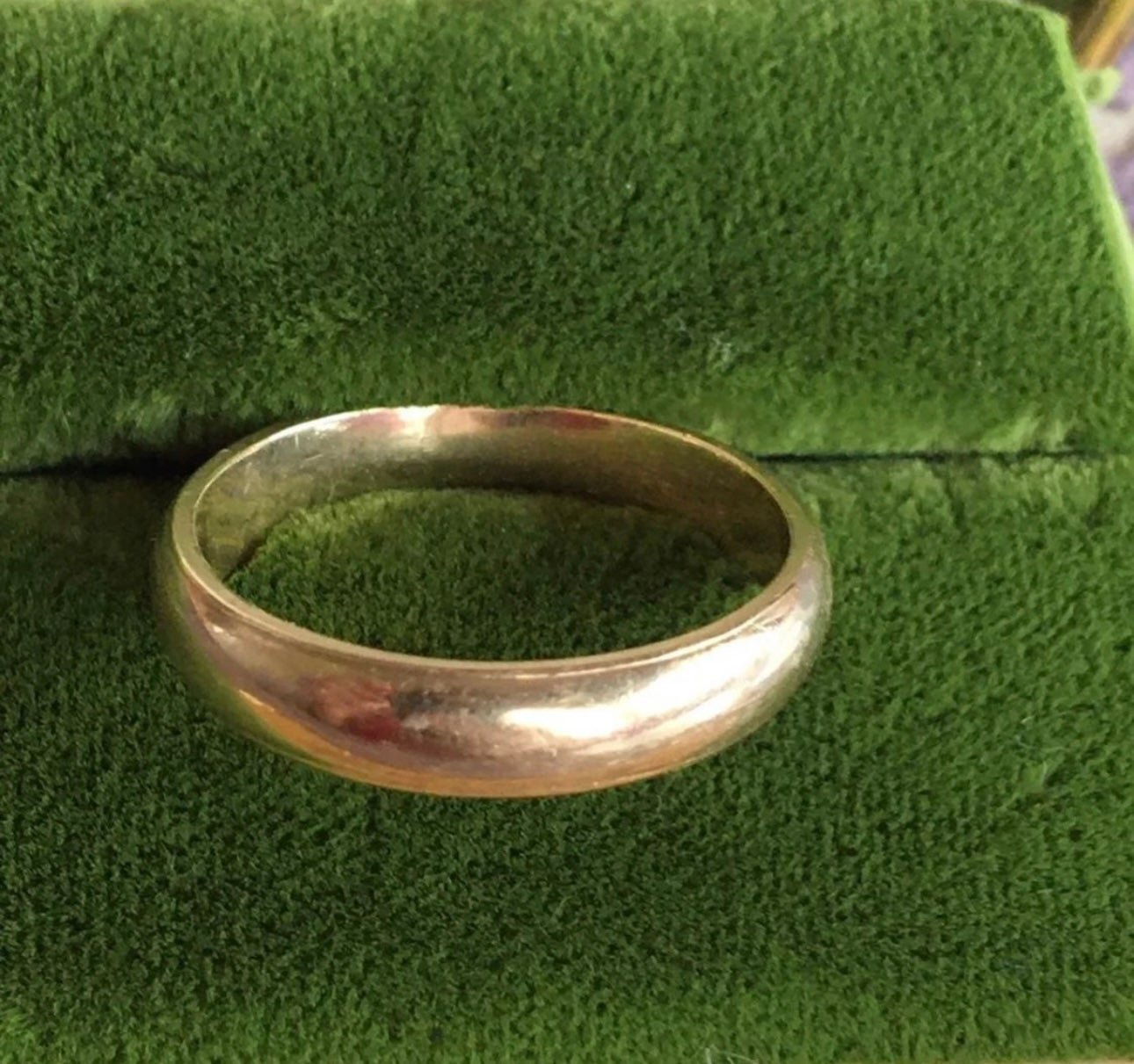 VINTAGE 14K WEDDING BAND 4.5 GRAMS