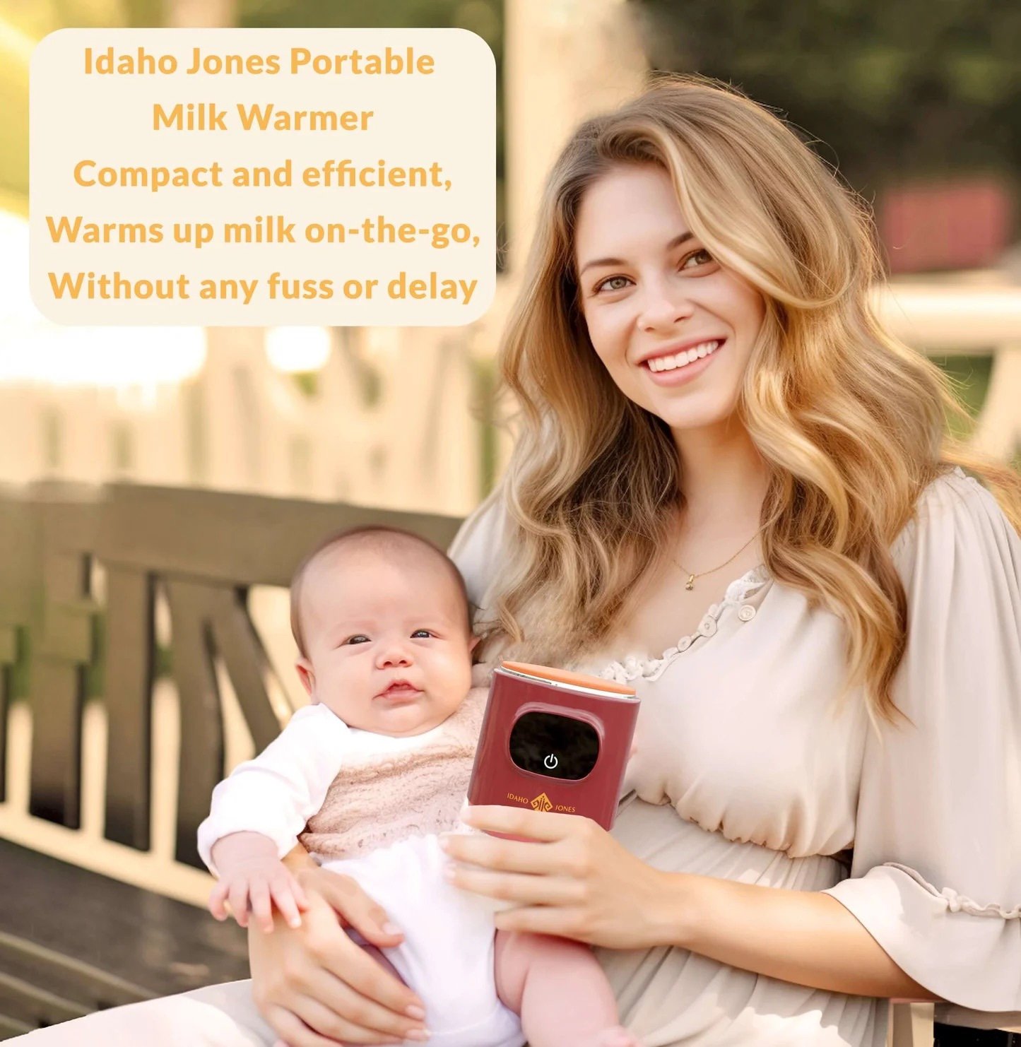 IDAHO JONES Simone Portable Bottle Warmer / open box