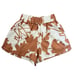 CROSBY by Mollie Burch Cailan High Waist Shorts White/Brown