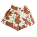 CROSBY by Mollie Burch Cailan High Waist Shorts White/Brown