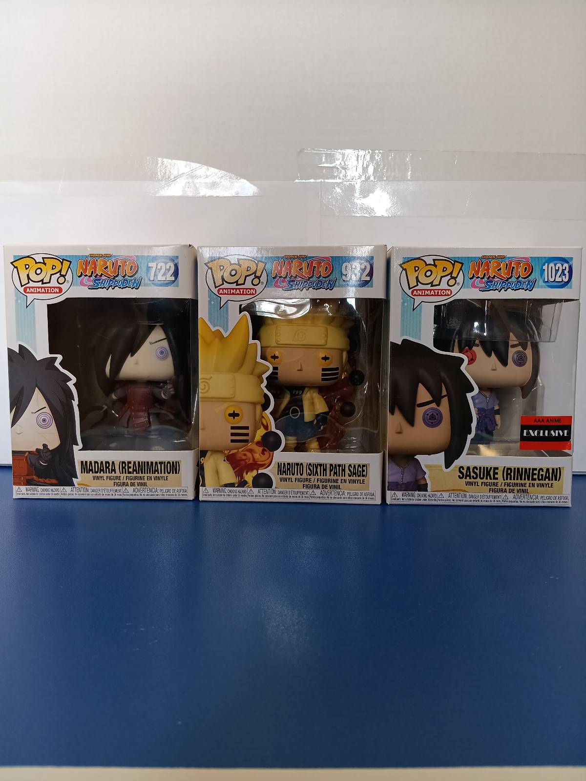 Funko Pop Naruto shippuden Naruto and Sasuke vs madara