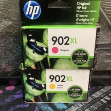 NEW HP 902XL Color Ink Magenta & Yellow Exp 2023 Sealed Boxes Authentic