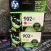 NEW HP 902XL Color Ink Magenta & Yellow Exp 2023 Sealed Boxes Authentic
