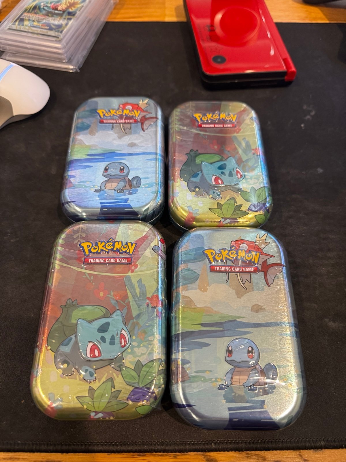 Kanto Friends Mini Tins x4