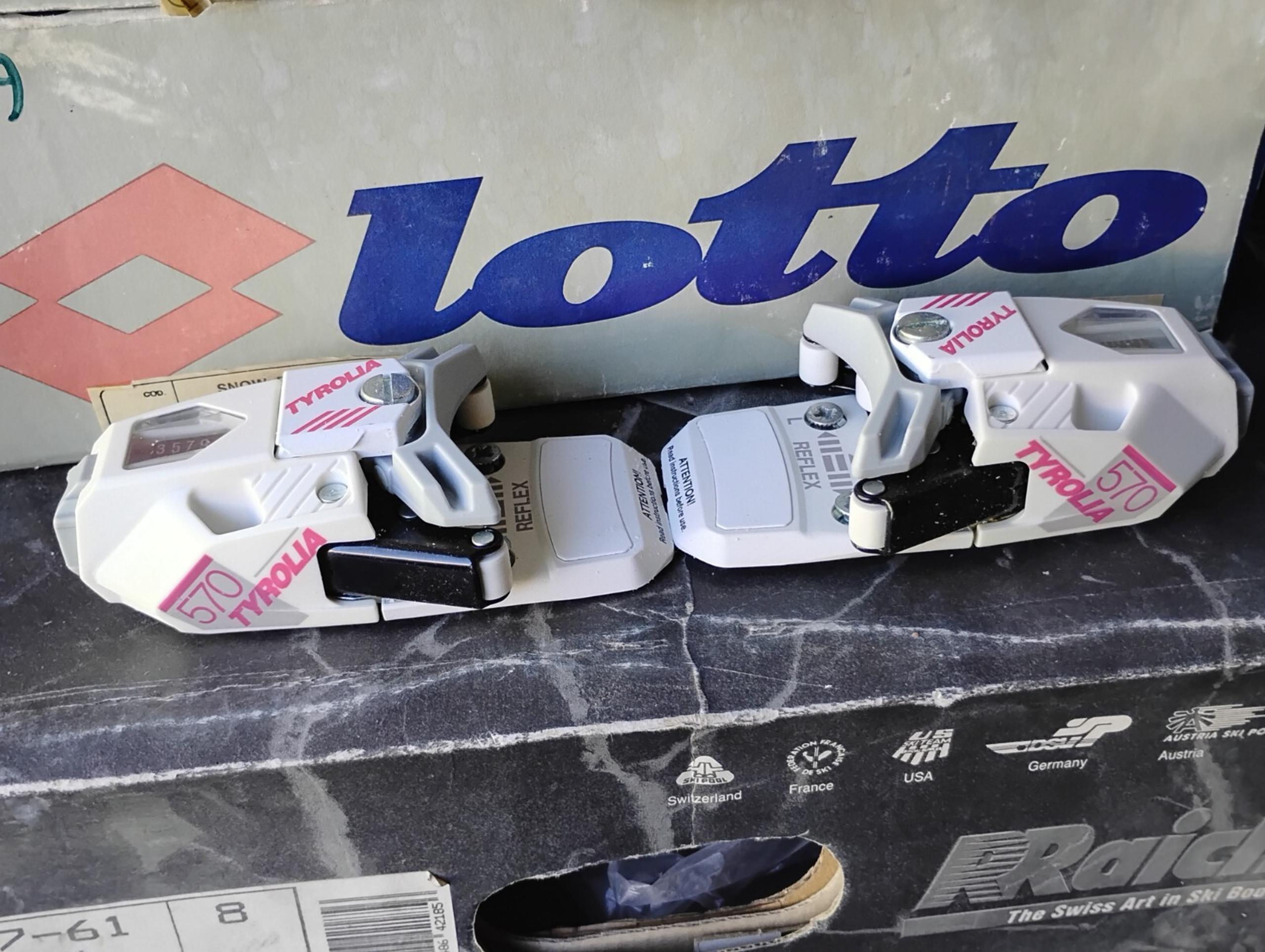 NEW Old Stock Vintage Ski Bindings - Tyrolia 570D