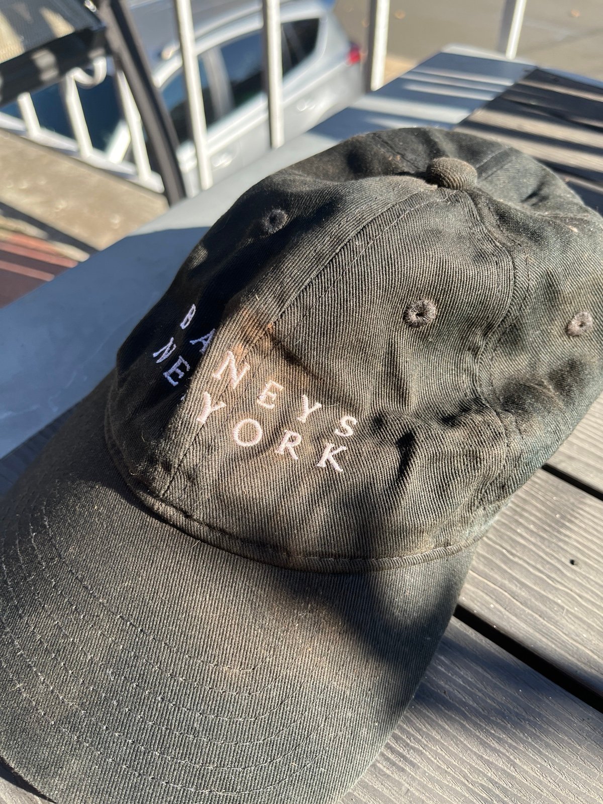 barneys new york black dad cap