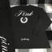 Victoria Secret Pink Sweatpants Outfit With Long Sleeved Tee Size IN BLACK LARGE