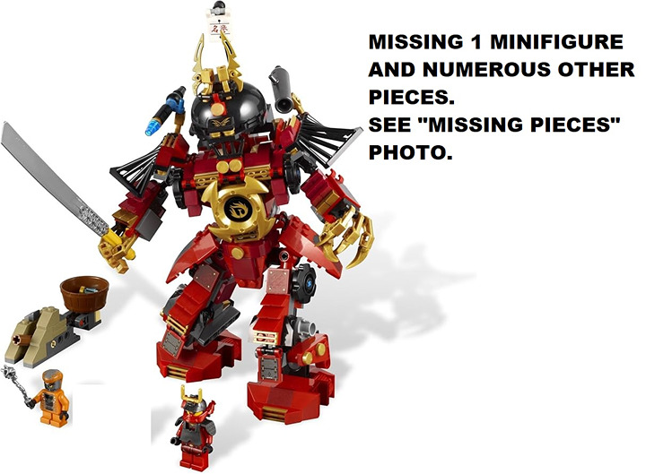 LEGO 9448 Samurai Mech NINJAGO Rise of the Snakes NEAR MINT