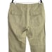 Zara Mens Linen Casual Stripe Straight Leg Relaxed Pants 38 Khaki Green #2247