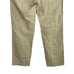 Zara Mens Linen Casual Stripe Straight Leg Relaxed Pants 38 Khaki Green #2247