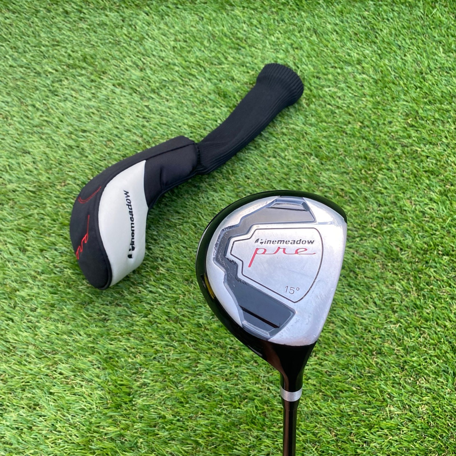 Pinemeadow Pre 15 Degree fairway wood with graphite shaft and low profile head