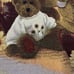 Boyds Bears Black Eyed Susan Tapestry Throw Blanket 100% Cotton w Tags 44 x 64”