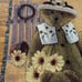 Boyds Bears Black Eyed Susan Tapestry Throw Blanket 100% Cotton w Tags 44 x 64”
