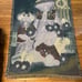 Boyds Bears Black Eyed Susan Tapestry Throw Blanket 100% Cotton w Tags 44 x 64”