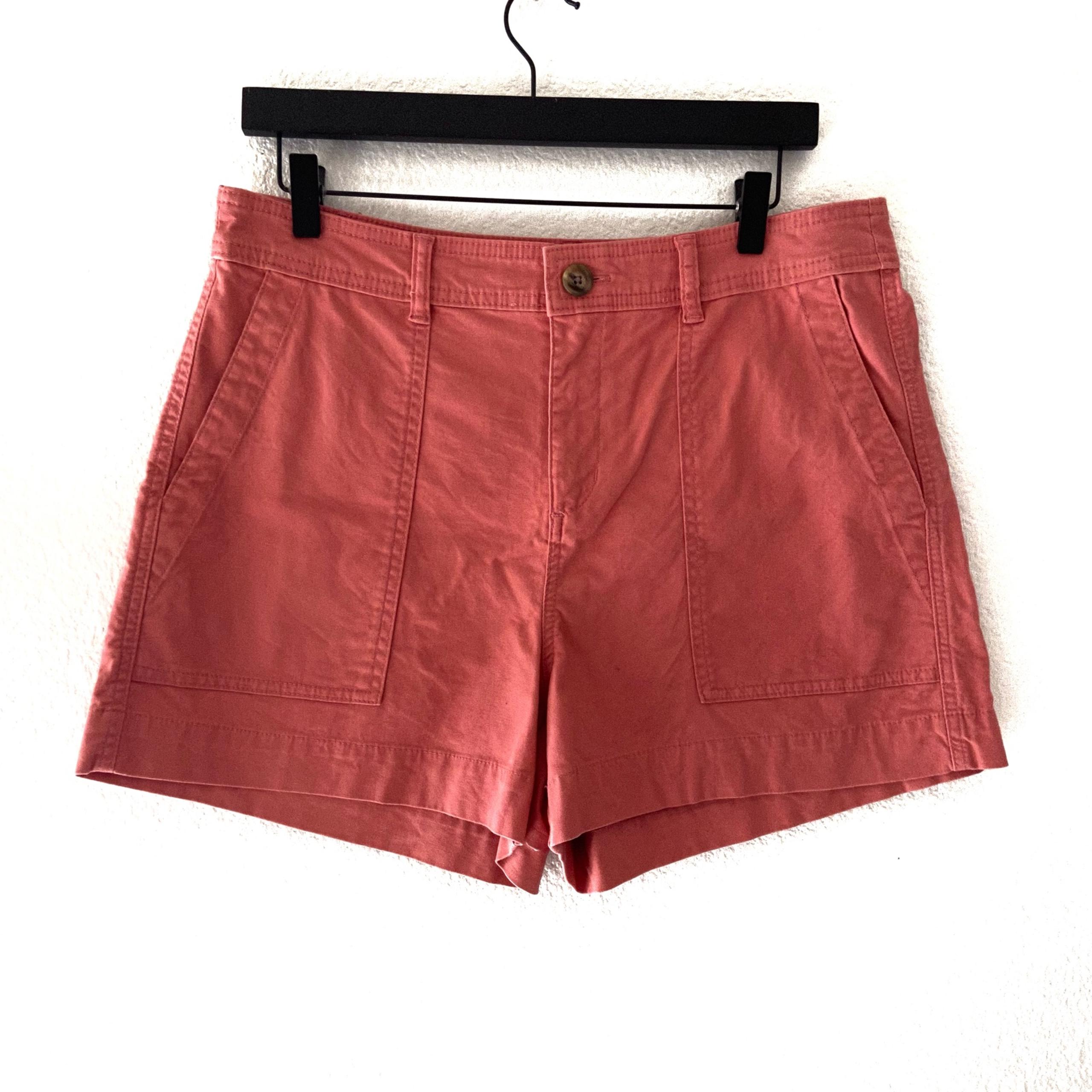 a new day Pink Khaki Shorts Size 12 NWOT