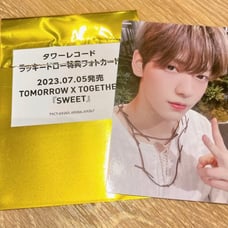 TXT JP 2nd album SWEET Soobin Tower Record exclusive Photocard