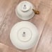 Paragon To Her Majesty The Queen Golden Leaf Teacup & Saucer RARE Vintage Mint