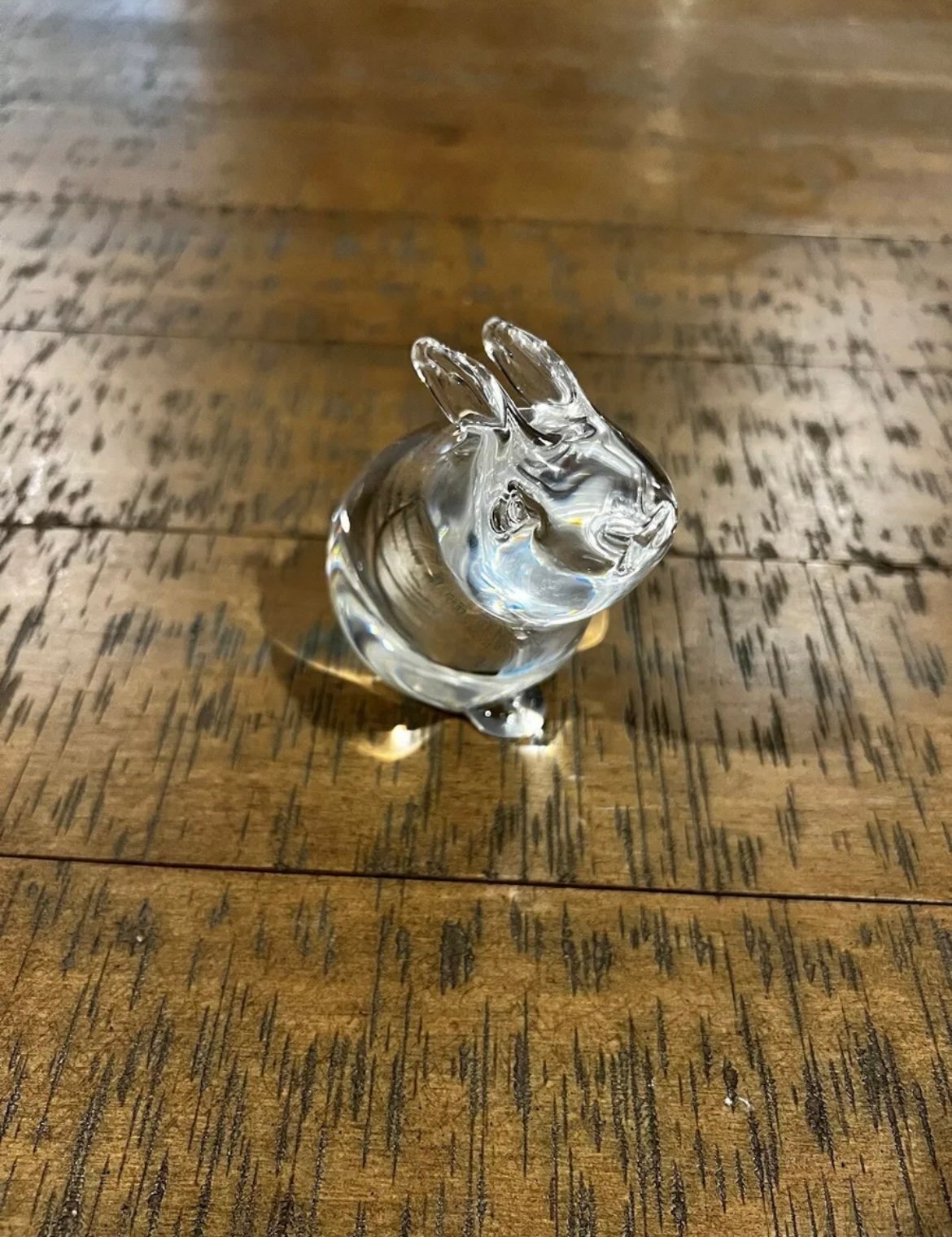 Handcrafted Steuben Rabbit