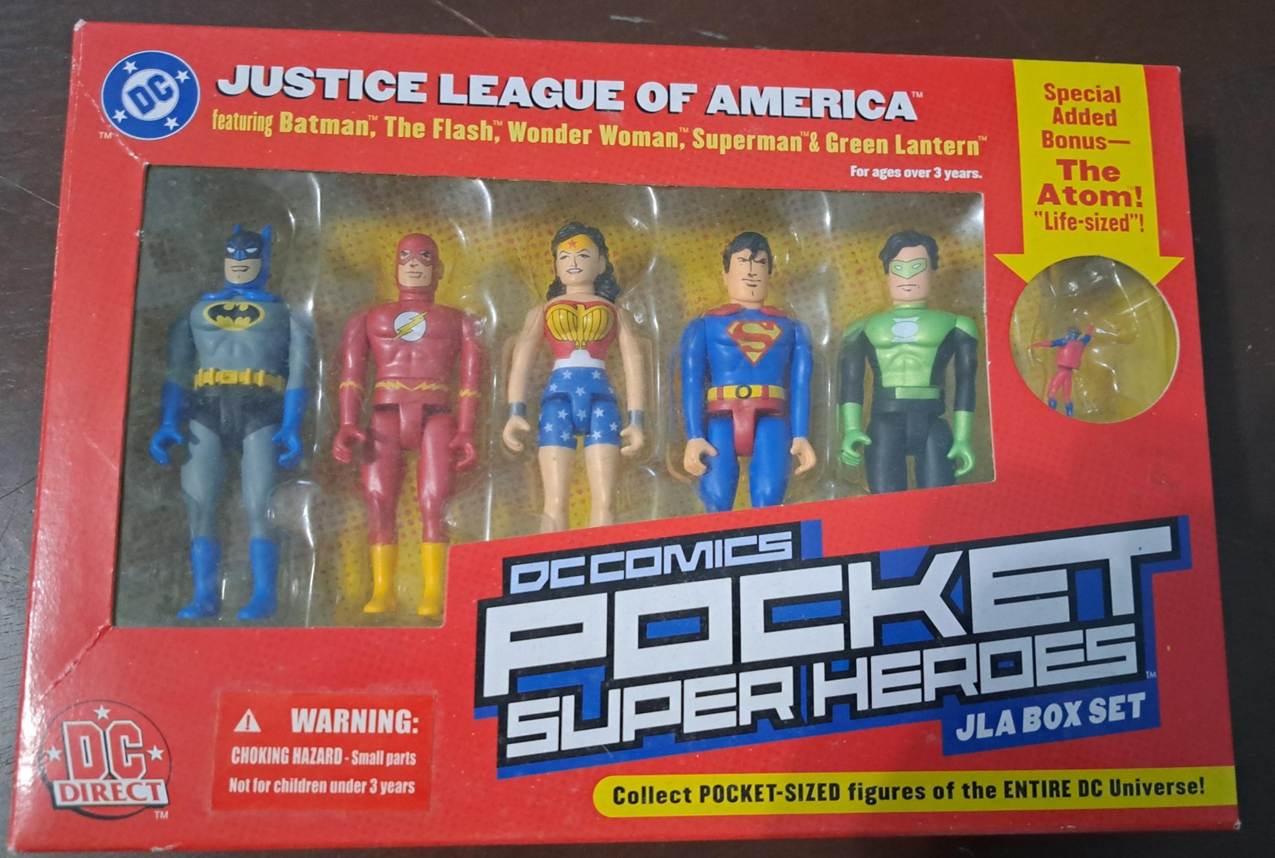 Vintage Pocket Heroes Justice League Set - DC Comics