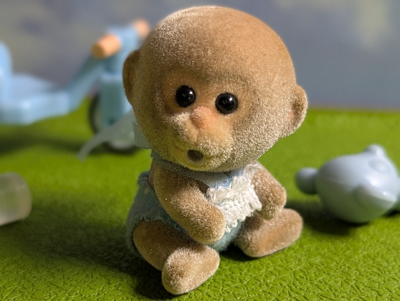Calico Critters Sylvanian Families Darwin Monkey Baby Tricycle