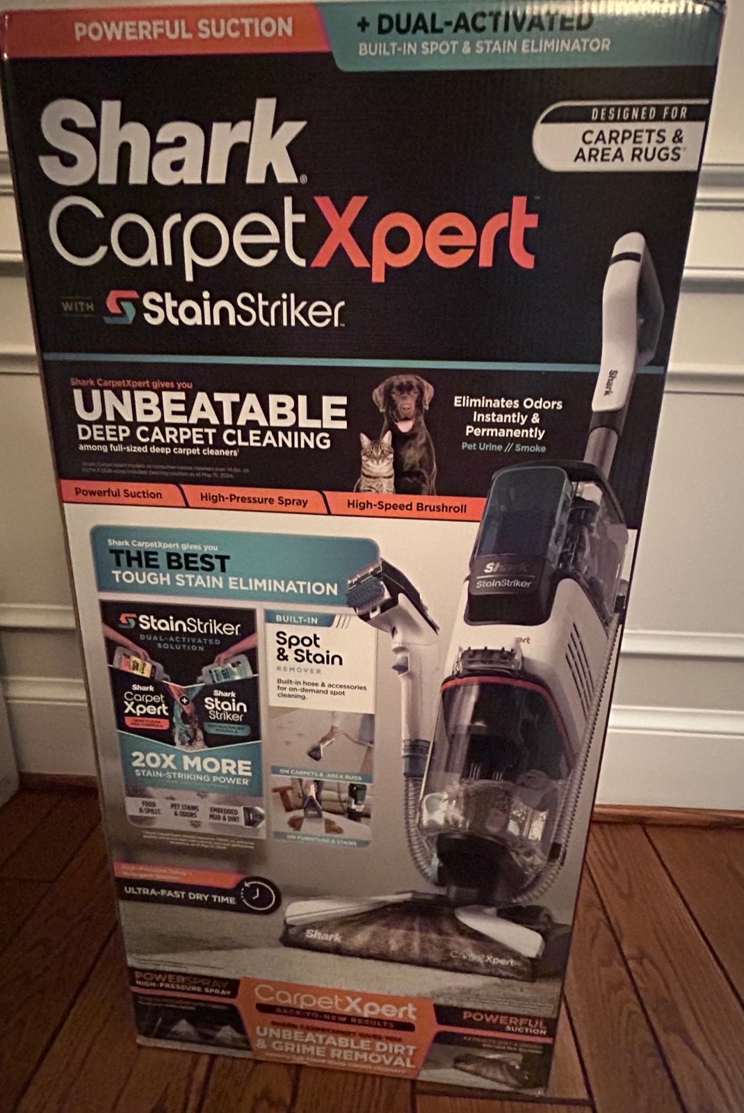 Shark CarpetXpert EX201 Stainstriker Deep Cleaning Corded Upright Carpet Cleaner