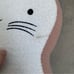 NEW Bunny Boulevard Bunny shaped spring easter neutral decorative pillow