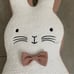 NEW Bunny Boulevard Bunny shaped spring easter neutral decorative pillow