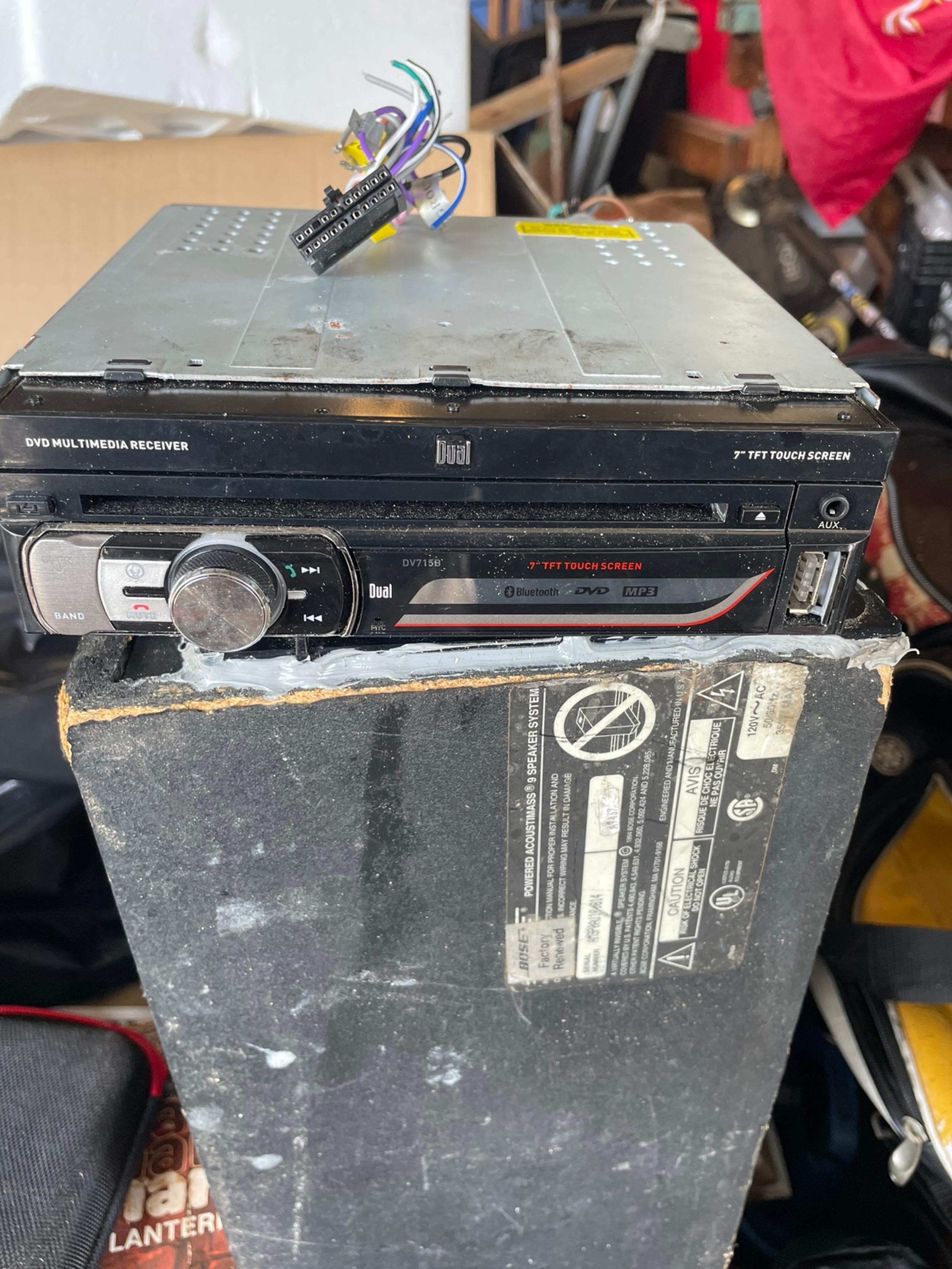 Dual DV715B 7” Flip Screen DVD Head Unit Works Great