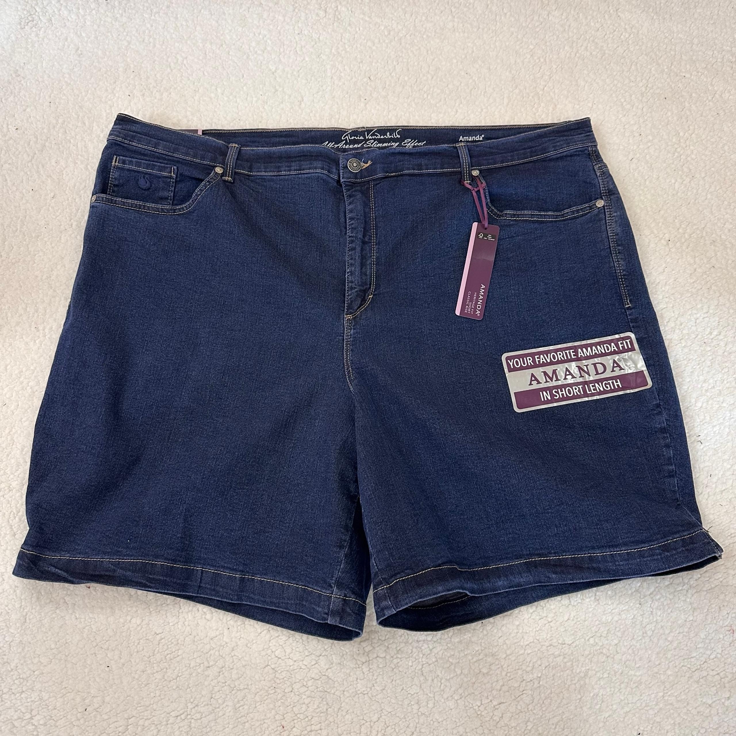 24w Gloria Vanderbilt Jean Shorts