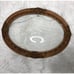 Picture Frame Ornate Wood Bubble Glass