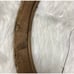 Picture Frame Ornate Wood Bubble Glass