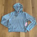 NEW! NWT JUICY COUTURE Velour OG Big Bling Hoodie Montana Blue Size M